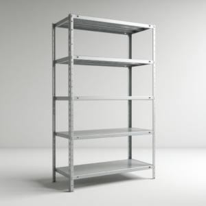 Estantería Metálica de 60x30X2mts Para 50kg Reforzadas! – Blanco