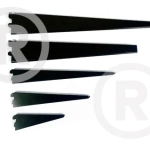 Ménsula 17cm Para Riel Doble Reforzada! - Blanco